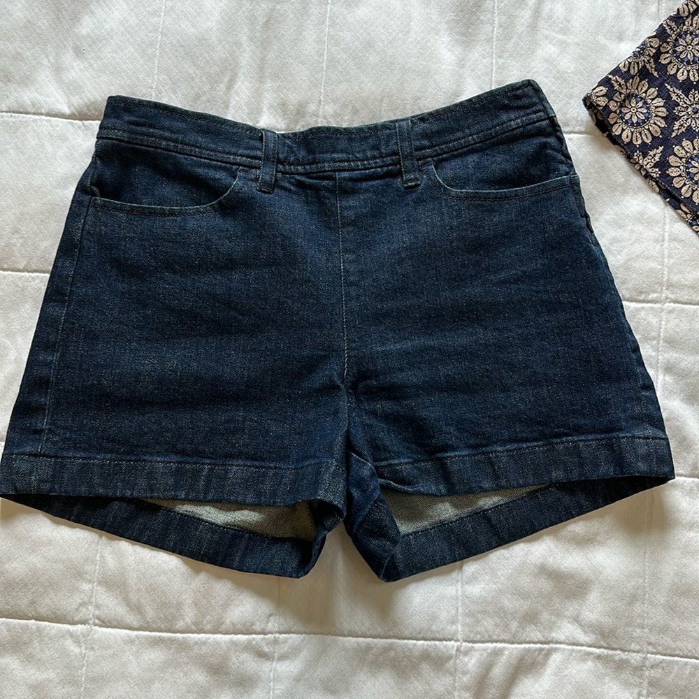 JCrew Denim Shorts -Side zip Size 27